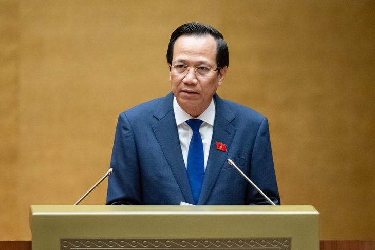 Bộ trưởng Đào Ngọc Dung - Ảnh: Quochoi.vn